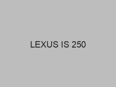Enganches económicos para LEXUS IS 250